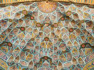 Nasr
ol-Molk masjid vault
ceiling